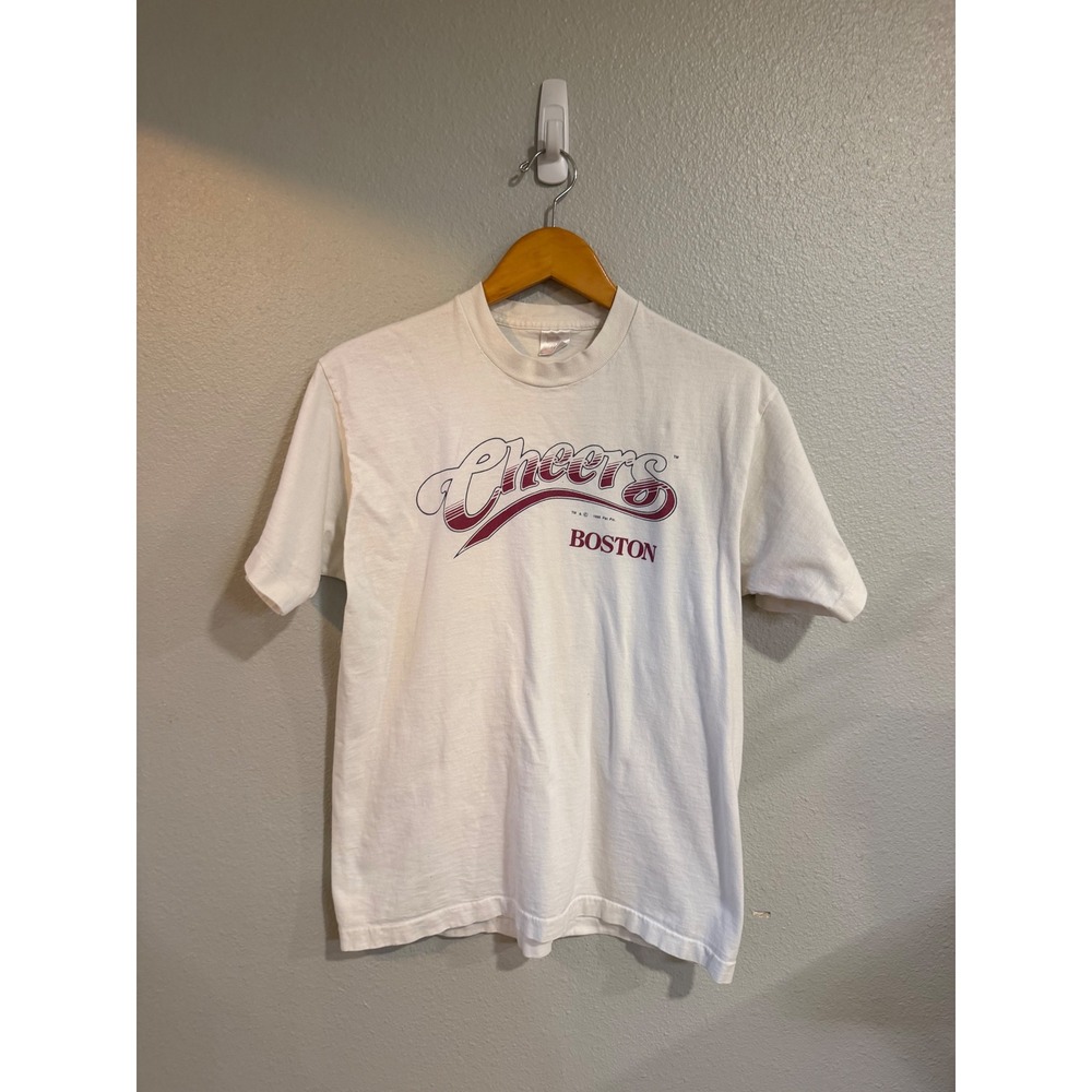 Cheers Boston T-Shirt Unisex Medium 1995 Vintage TV Graphic Classice